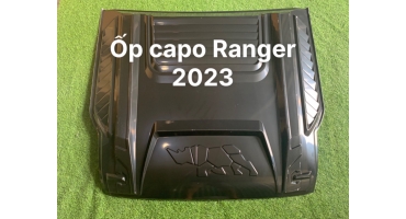 Ốp nắp capo Ranger 2023 hình tê giác