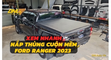 Nắp thùng cuộn mềm Ford Ranger 2023