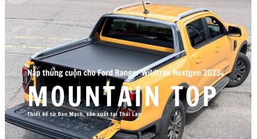 Nắp thùng cuộn cơ Mountain Top dành cho Ford Ranger Wildtrak Nextgen 2023