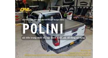 Nắp thùng cuộn điện Polini dành cho Ford Ranger Nextgen 2023