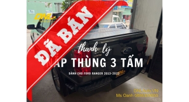 Thanh lý nắp thùng 3 tấm Ford Ranger 2013-2023