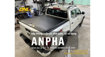 Nắp thùng cuộn Anpha dành cho Nissan Navara 2015-2023