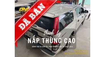 Thanh lý nắp thùng cao có đèn Ford Ranger 2013-2022 (TL-NCCDRAN-W230923)