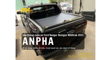 Nắp thùng cuộn cơ Anpha dành cho Ford Ranger Wildtrak 2023
