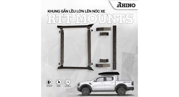 Khung lều nóc Rhino 4X dành cho xe bán tải