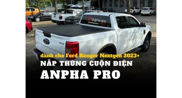 Nắp thùng cuộn điện Anpha Pro dành cho Ford Ranger Nextgen 2023+
