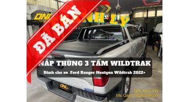 Thanh lý nắp thùng 3 tấm cho Ford Ranger/Wildtrak 2022+ (#TL-N3TWT-280324)