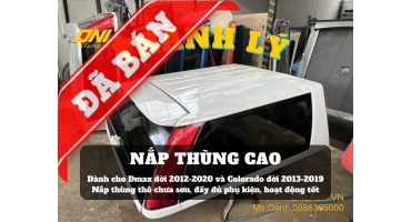 Thanh lý nắp thùng cao có đèn Dmax thô (#TL-NCD-T020324)