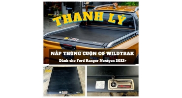 Thanh lý nắp thùng cuộn cơ Ford Ranger Wildtrak 2022+ (#TL-CCR23-110524)