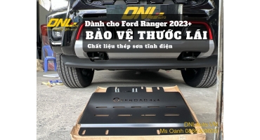 Giáp gầm Cantech bảo vệ thước lái cho Ford Ranger Nextgen 2022+ (màu đen)