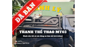 Thanh lý thanh thể thao thép MT03 (#TL-VTMT03-200624)