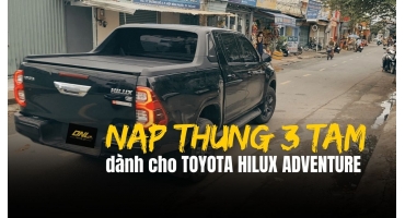 Nắp thùng 3 tấm Hilux Adventure