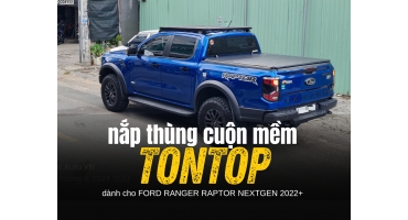 Nắp thùng cuộn TonTop dành cho Ford Ranger Raptor Nextgen 2022+