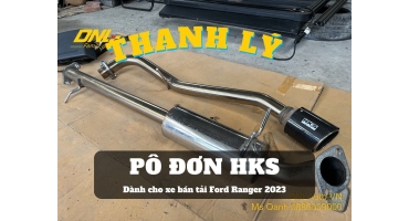 Thanh lý pô đơn HKS cho Ford Ranger 2023 (#KG-PHKS-100824)