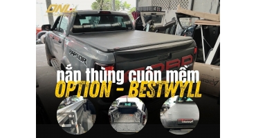 Nắp thùng cuộn mềm OPTION dành cho FORD RANGER RAPTOR 2018-2022