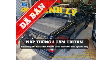 Thanh lý nắp thùng 3 tấm nhôm cho Triton Athlete (TL-N3TT-100924)