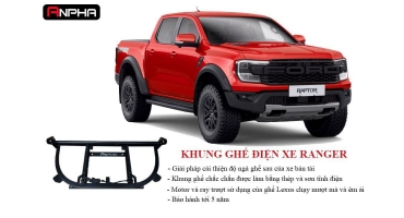 Ghế chỉnh điện Anpha dành cho xe bán tải Ford Ranger