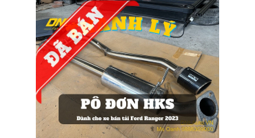 Thanh lý pô đơn HKS cho Ford Ranger 2023 (#KG-PHKS-100824)