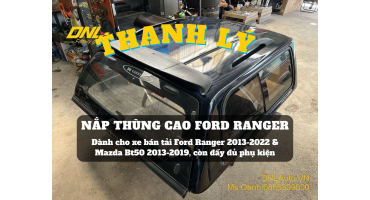 Thanh lý nắp thùng cao Carryboy Ford Ranger (#TL-NCR-S011223)