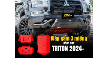 Giáp gầm Hamer 3 tấm dành cho Triton 2024+