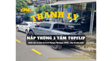 Thanh lý nắp thùng 3 tấm Topflip Ford Ranger Nextgen (TL-N3TTL-070125)