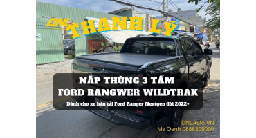 Thanh lý nắp thùng 3 tấm cho Ford Ranger Wildtrak  (#KG-N3TWT23-100225)