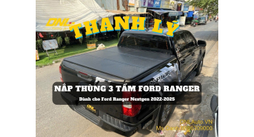 Thanh lý nắp thùng 3 tấm Ford Ranger Nextgen  (#TL-N3TR23-170225)