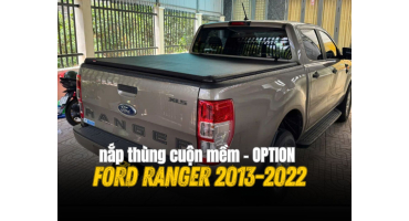 Nắp thùng cuộn mềm OPTION dành cho Ford Ranger 2013-2022