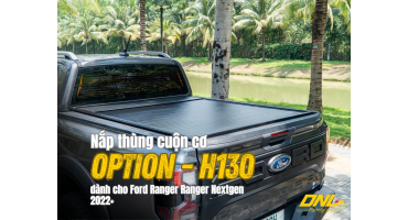 Nắp thùng cuộn cơ OPTION H130 dành cho Ford Ranger Nextgen 2022+