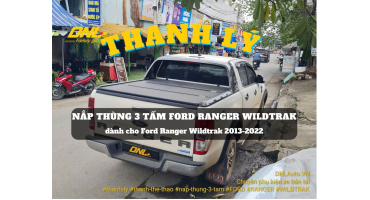 Thanh lý nắp thùng 3 tấm cho Ford Ranger Wildtrak  (#TL-N3TWT-011025)
