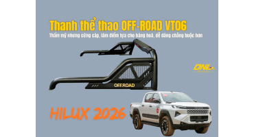 Thanh thể thao Offroad - VT06 dành cho Toyota Hilux 2026+
