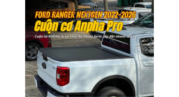Nắp Thùng Cuộn Cơ Anpha Pro Cho Ford Ranger Nextgen 