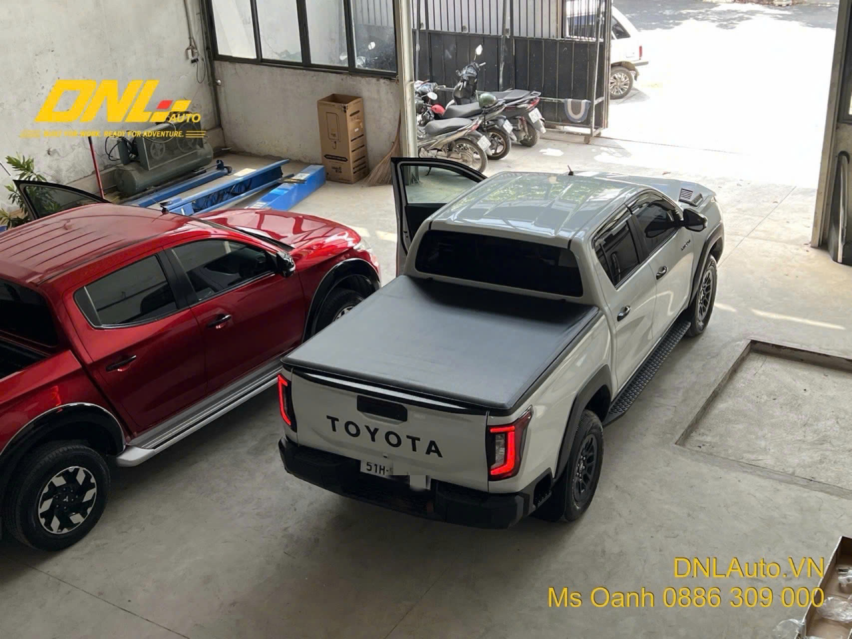 Nắp thùng cuộn mềm Anpha Hilux 2026