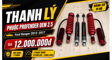 Thanh lý bộ phuộc Profender OEM 2.5 Ford Ranger 2012–2017