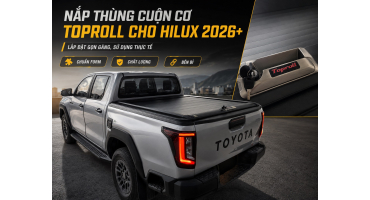 Nắp Thùng Cuộn Cơ Toproll Cho Toyota Hilux 2026 +