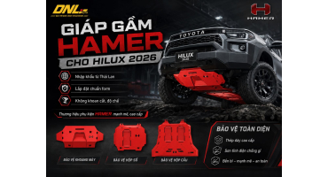 Giáp gầm Hamer cho Toyota Hilux 2026+