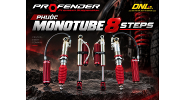 Phuộc Profender Monotube 8 step (chỉnh 8 nấc)
