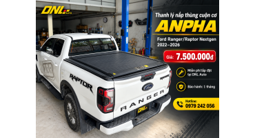 Thanh lý nắp thùng cuộn cơ ANPHA Ford Ranger/Raptor Nextgen 2022–2026 