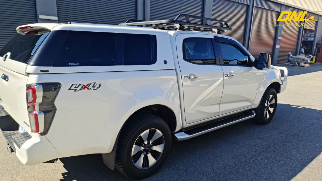 Giá nắp thùng cao Dmax lắp đặt tại DNLAuto