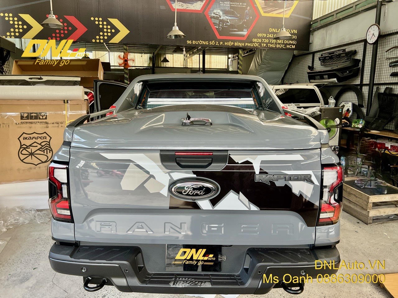 Giá nắp thùng thấp Ford Ranger Raptor tại DNLAuto