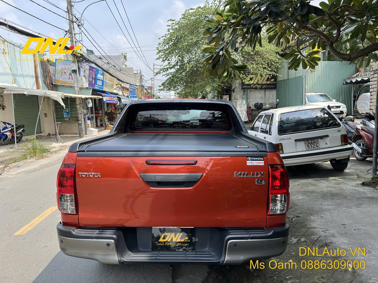 thanh lý nắp thùng cuộn điện Anpha cho Hilux đời 2015-2024