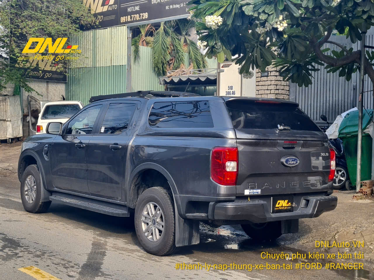 thanh lý nắp thùng cao không đèn dành cho Ford Ranger Nextgen 2022-2025