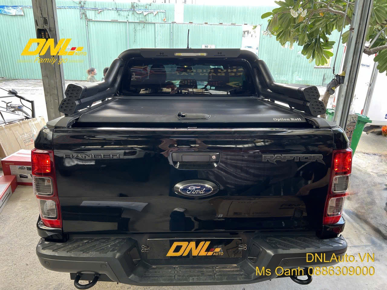 Thanh lý nắp thùng cuộn cơ hiệu Option cho Ford Ranger 2013-2022