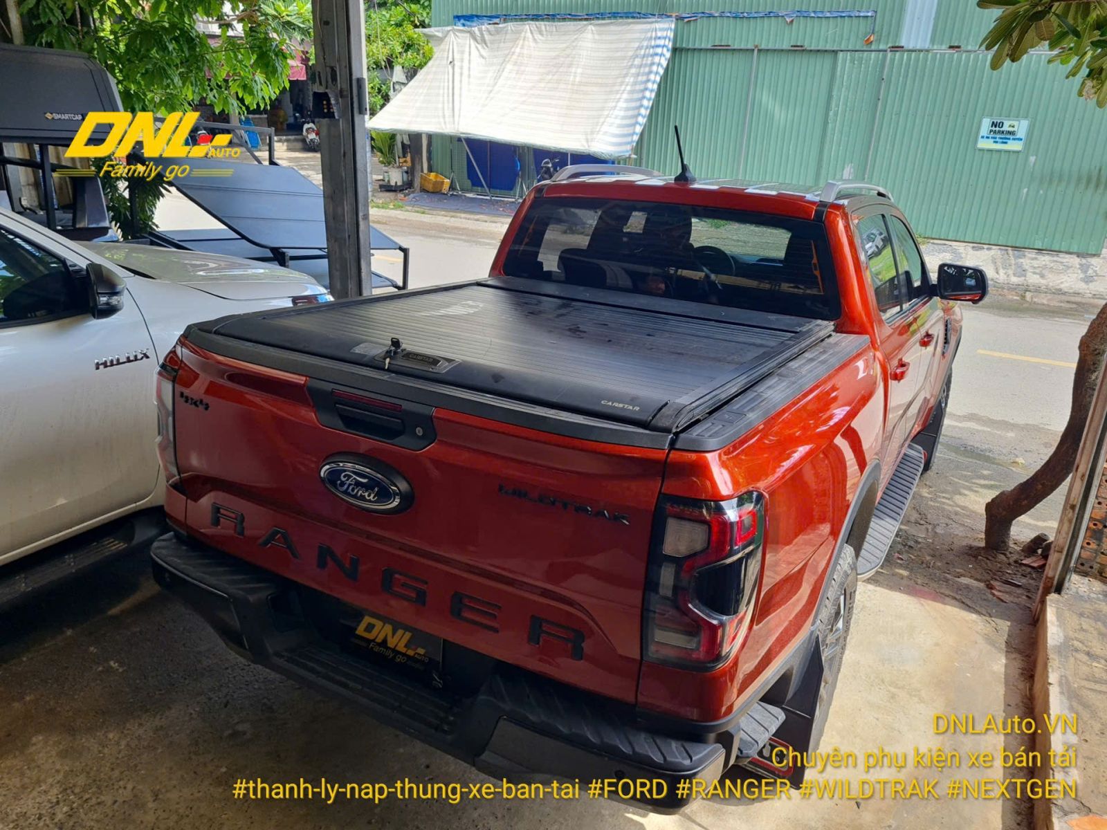 thanh lý nắp thùng cuộn cơ Carstar cho Ford Ranger Nextgen hoặc Wildtrak 2022-2025