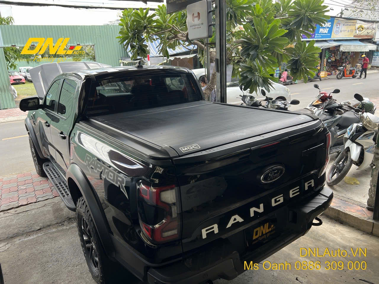 Thanh lý nắp thùng cuộn điện MGC cho Ford Ranger Nextgen 2022-2026,