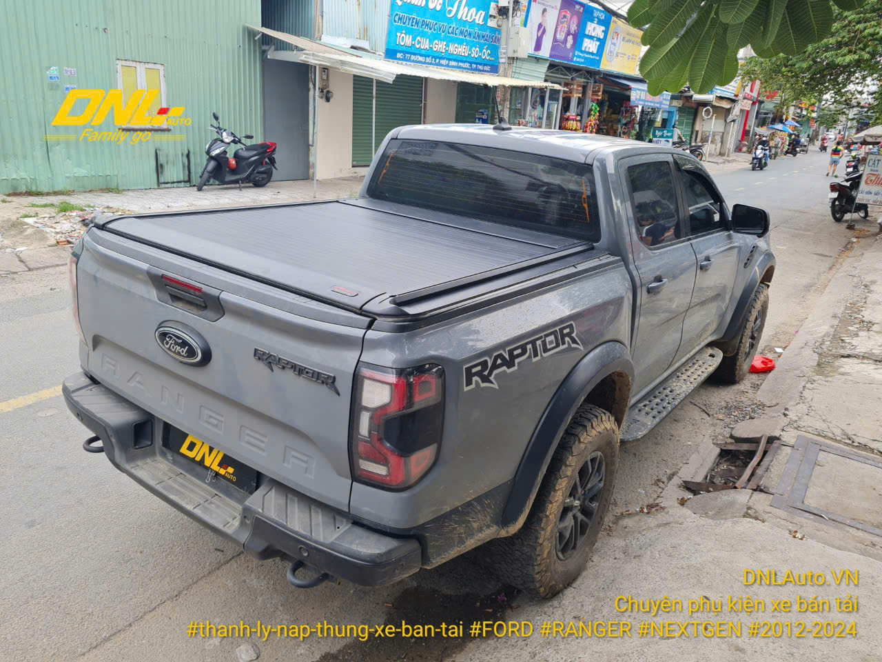 Thanh lý nắp thùng cuộn điện Ford Ranger Nextgen 2022+