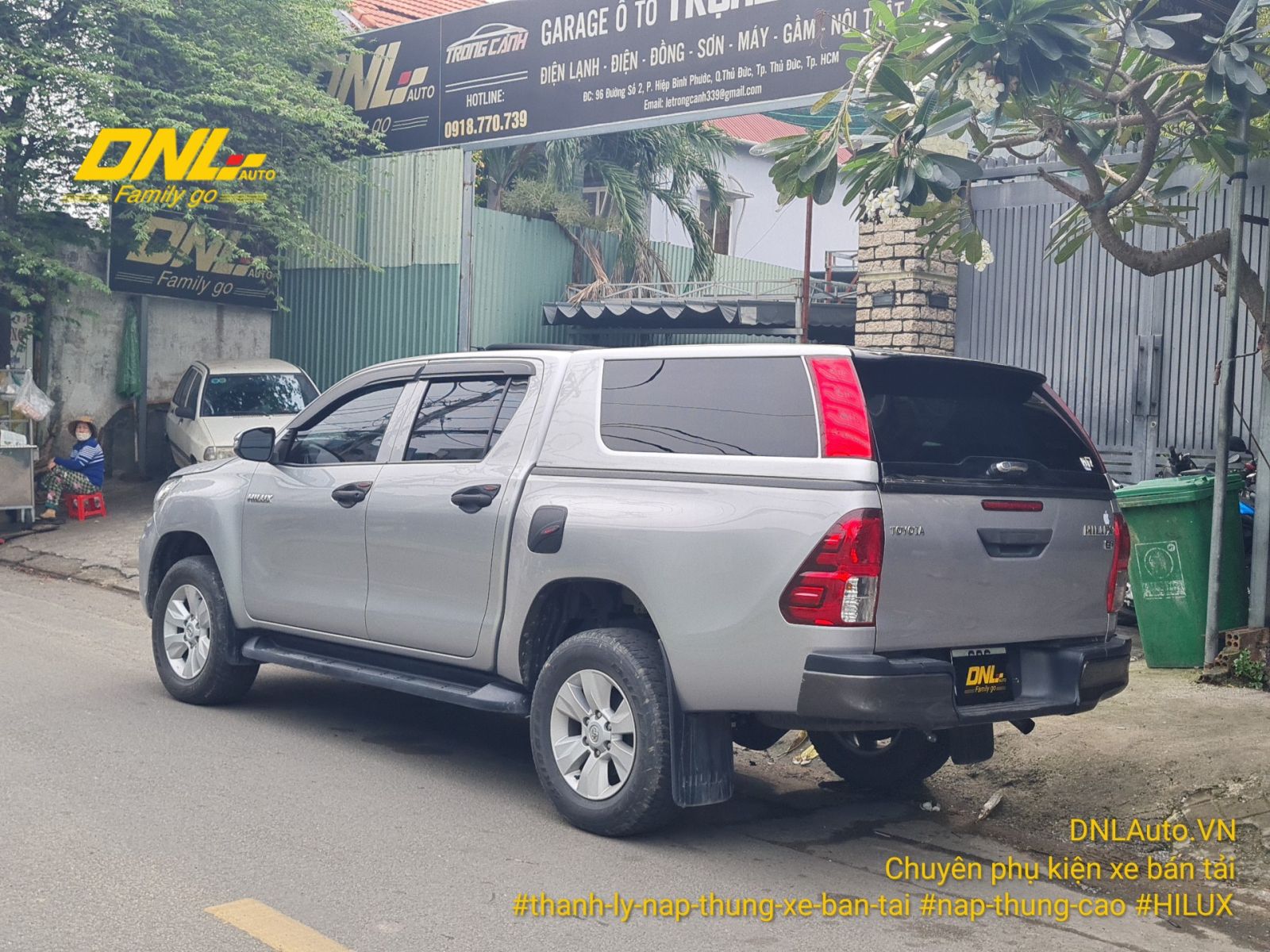 nắp thùng cao Hilux, nắp này phù hợp cho Hilux 2015-2024