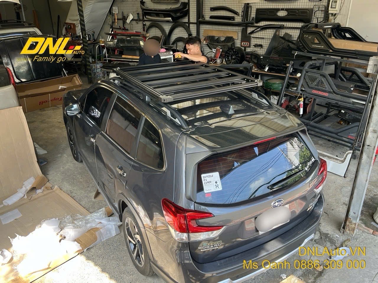 baga mui Subaru Forester tại DNL Auto