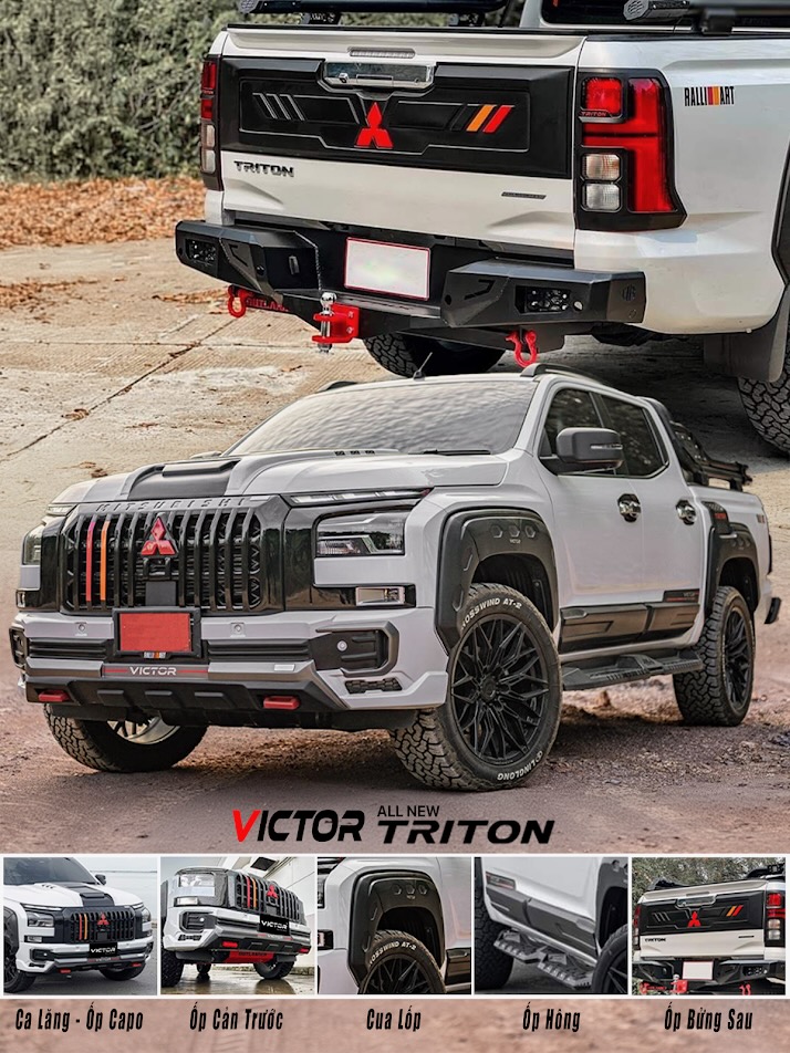 Bodykit Victor dành cho TRITON 2024+ tại DNL Auto