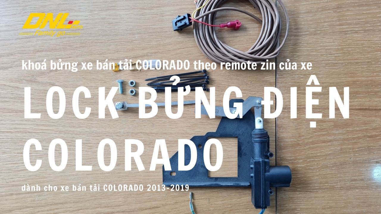 lock bửng điện xe bán tải Colorado 2013-2019